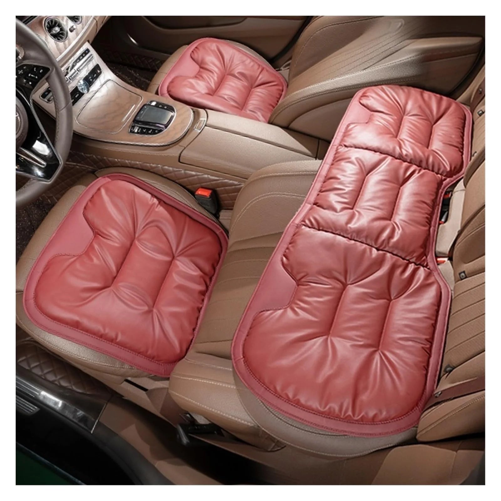 Skin-friendly and anti-fouling leather seat cushions