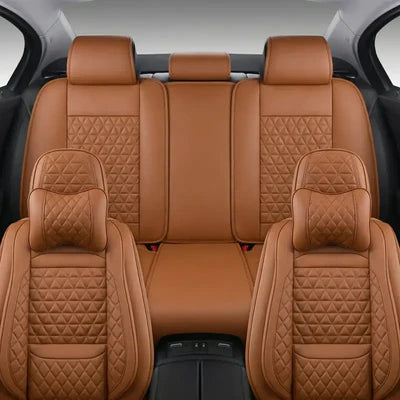Kavaro™ Premium Nappa Leather Seat Covers | Custom Fit for Cars, SUVs & Trucks