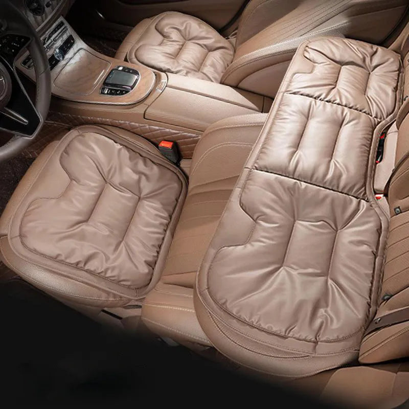 Skin-friendly and anti-fouling leather seat cushions