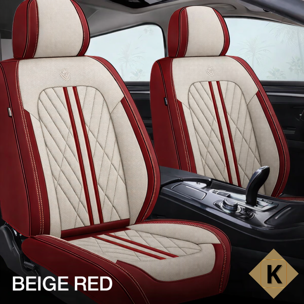 Kavaro™ Premium Leather Car Seat Covers — Universal Fit