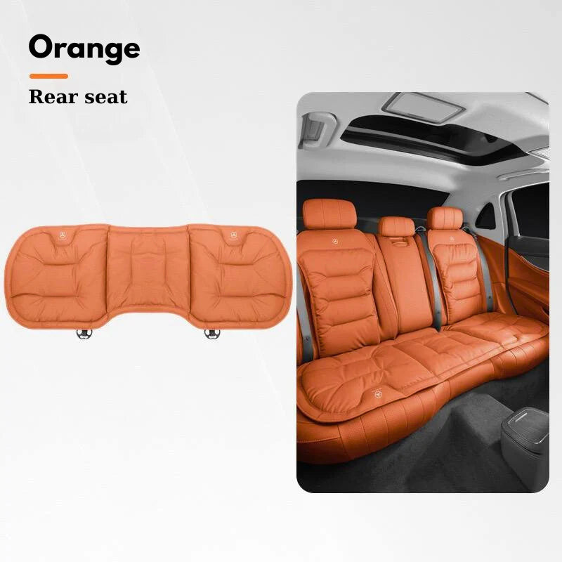 Skin-friendly and anti-fouling leather seat cushions