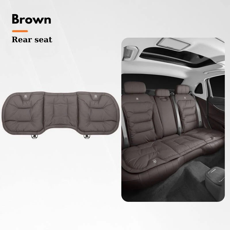 Skin-friendly and anti-fouling leather seat cushions