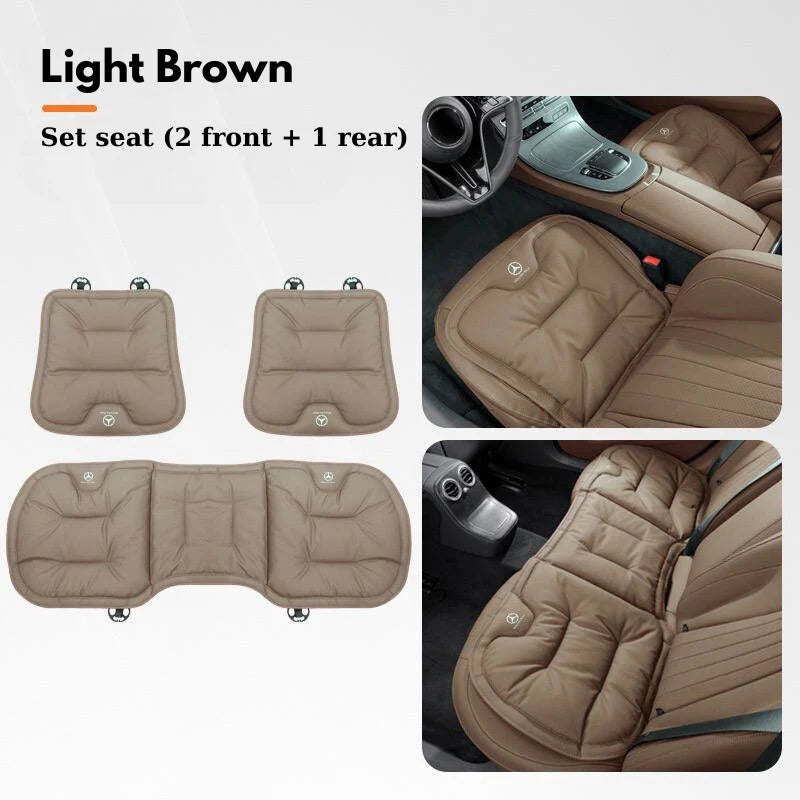 Skin-friendly and anti-fouling leather seat cushions