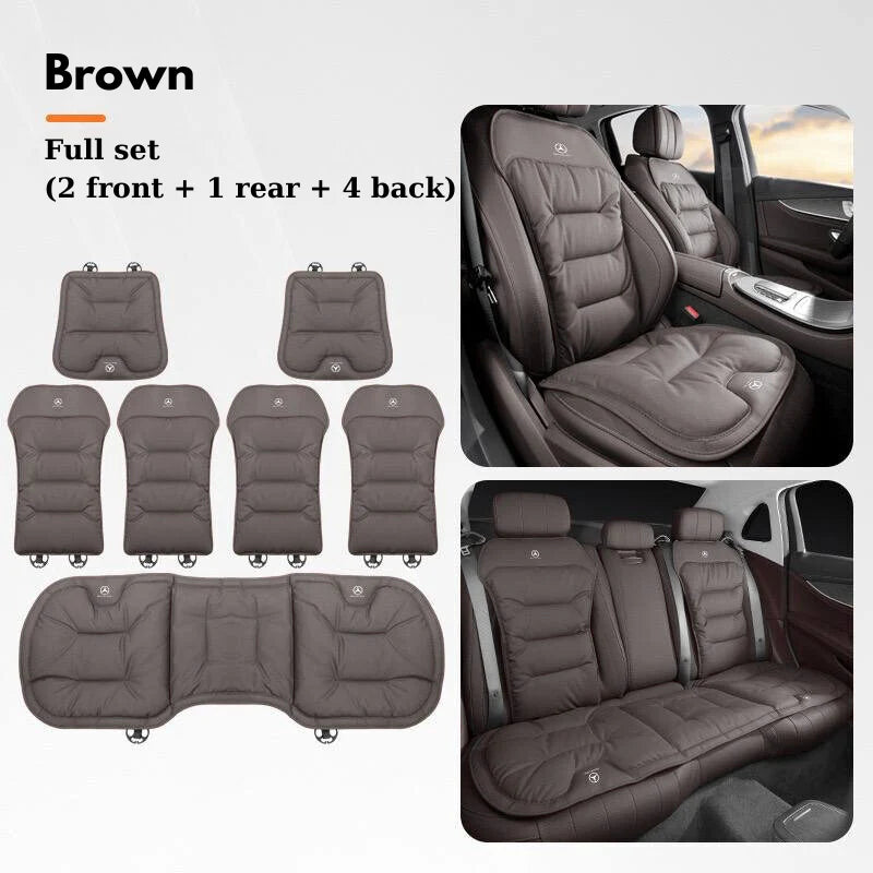 Skin-friendly and anti-fouling leather seat cushions
