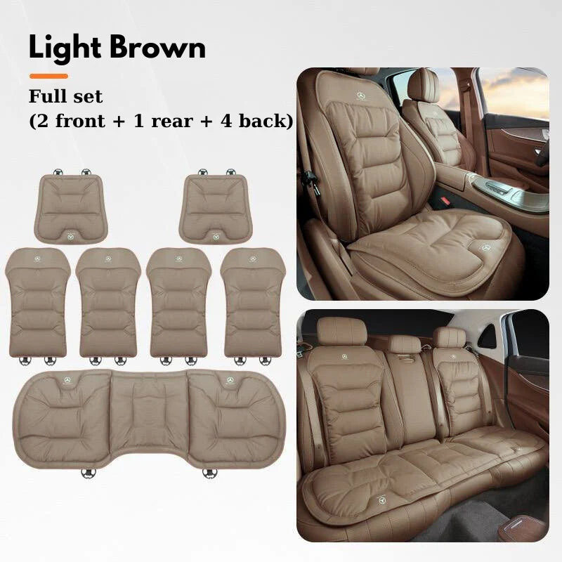 Skin-friendly and anti-fouling leather seat cushions