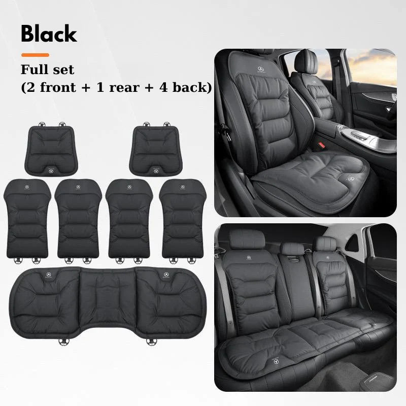 Skin-friendly and anti-fouling leather seat cushions