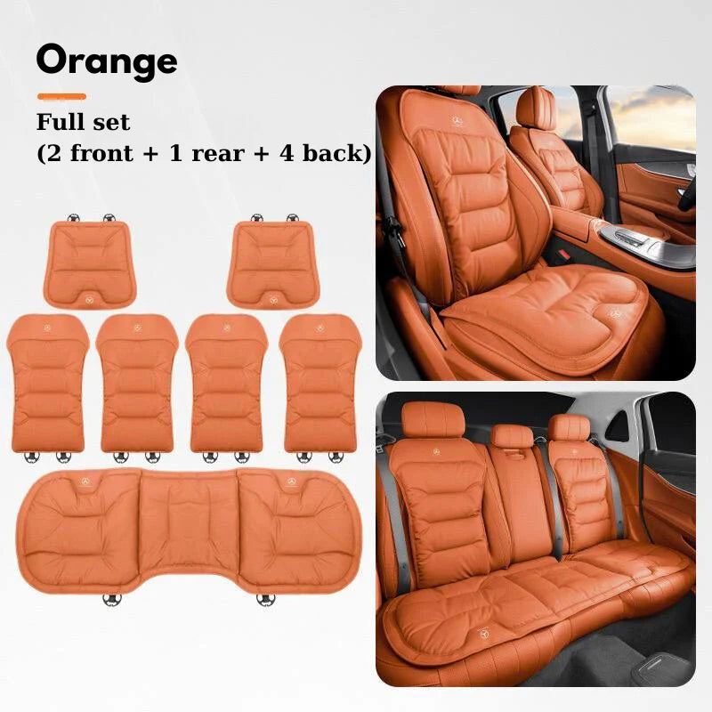 Skin-friendly and anti-fouling leather seat cushions