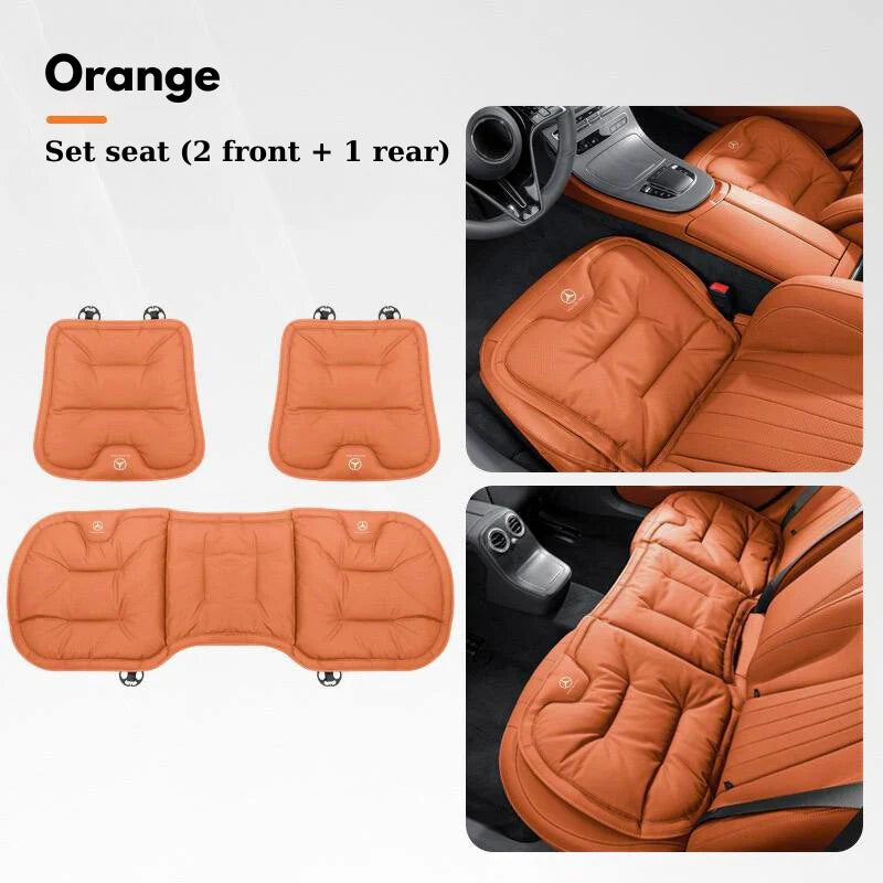 Skin-friendly and anti-fouling leather seat cushions
