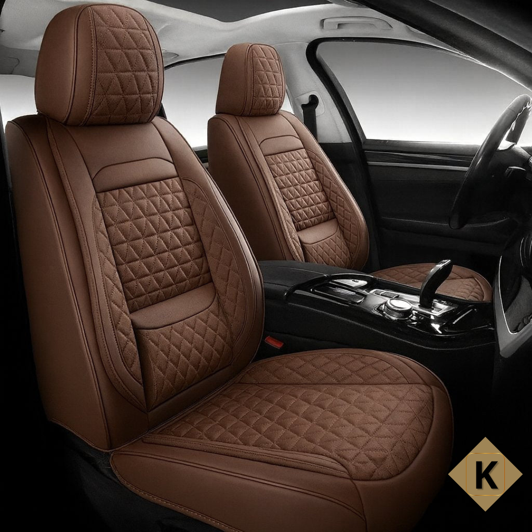 Kavaro™ Premium Nappa Leather Seat Covers | Custom Fit for Cars, SUVs & Trucks